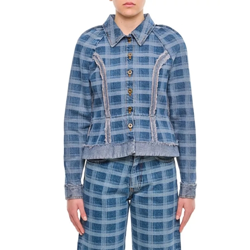 Molly Goddard  Alfie Denim Jacket Blue