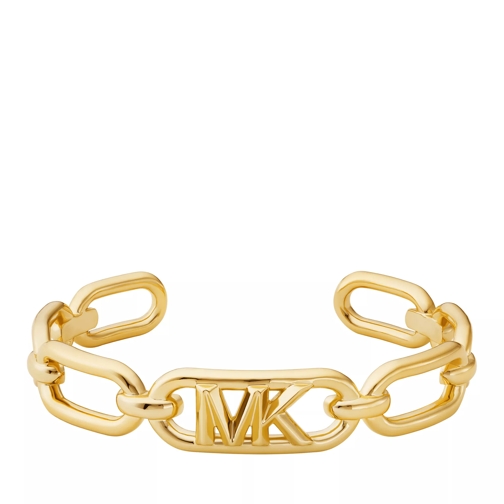 Michael Kors 14K Gold-Plated Frozen Empire Link Cuff Bracelet Gold Braccialetti