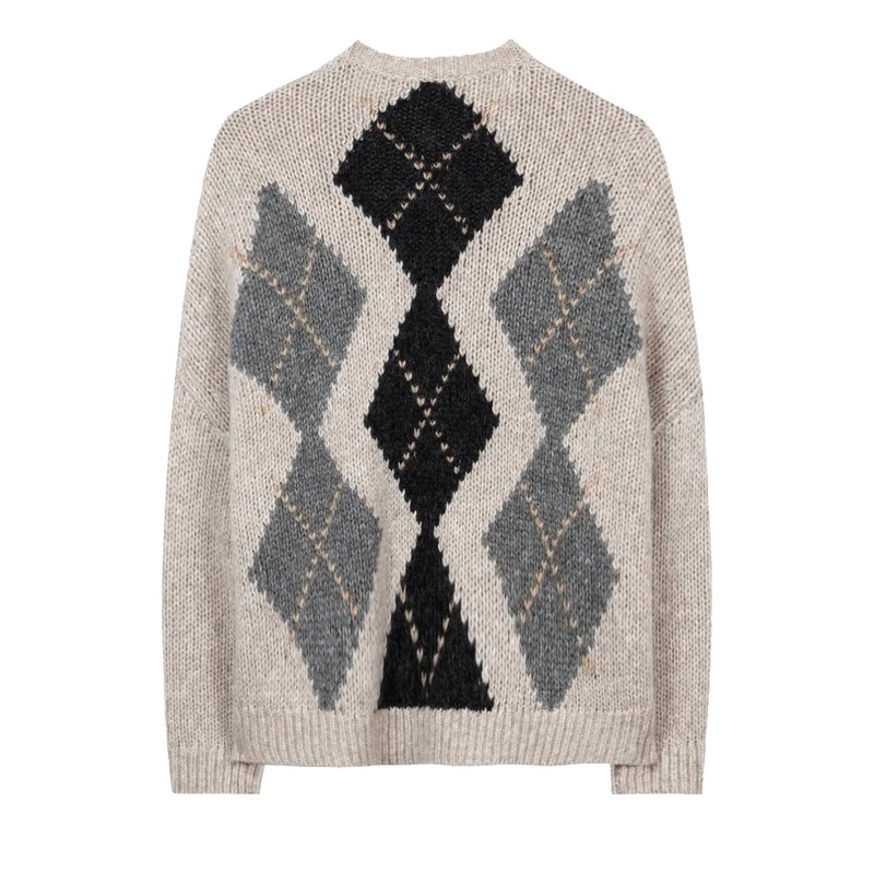 Luisa Cerano Vest Strickjacke aus Alpaka-Woll-Mix grau(Image 6)