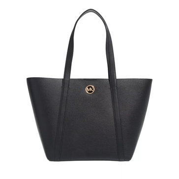 Michael Kors Hadleigh Large Double Handle Tote Black Shopping Bag