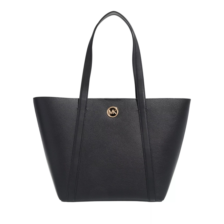 Michael kors large black tote bag hotsell