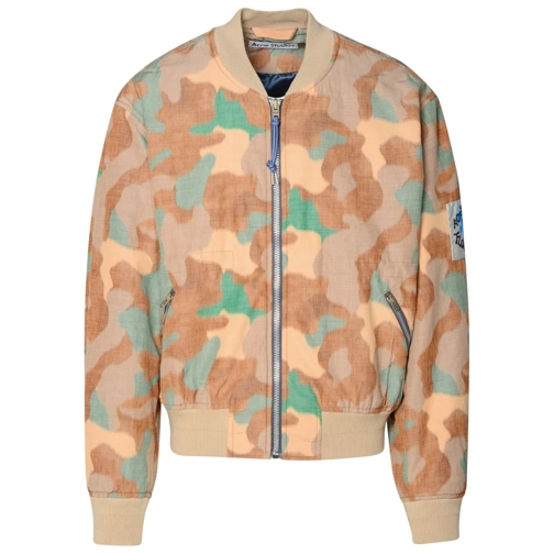 Acne Studios Bomberjacks Multicolor Cotton Blend Bomber Jacket Multicolor