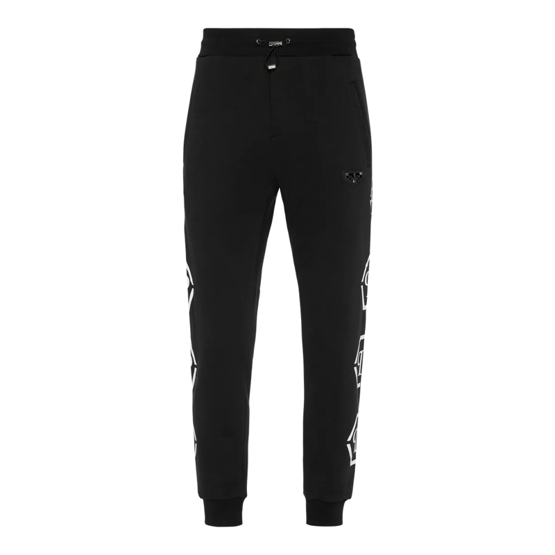 Philipp Plein Jogginghose Jogginghosen Hexagon schwarz