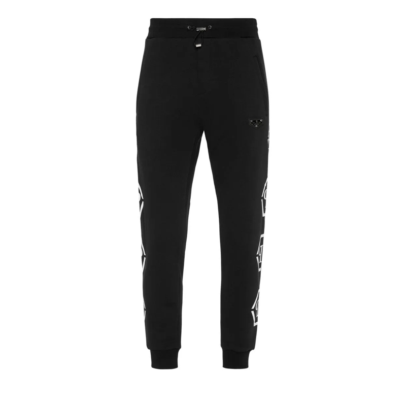 Philipp Plein Jogginghose Jogginghosen Hexagon schwarz