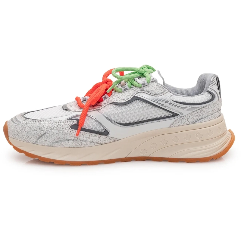 Dsquared2 Low-Top-Sneaker Sneaker Crackle con dettagli a contrasto weiß(Image 4)