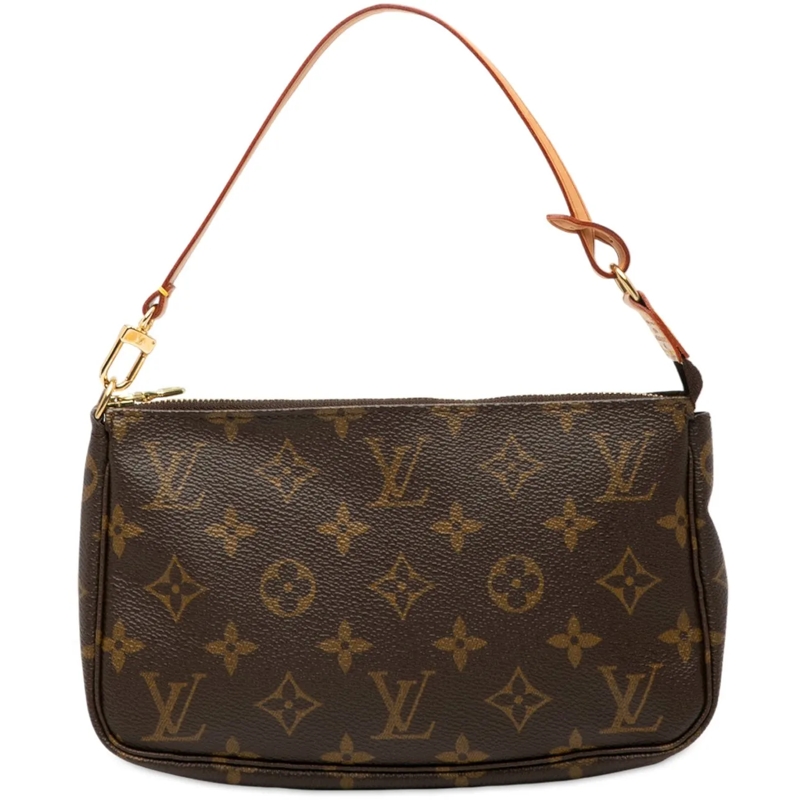 Louis Vuitton Schultertasche Monogram Pochette Accessoires braun