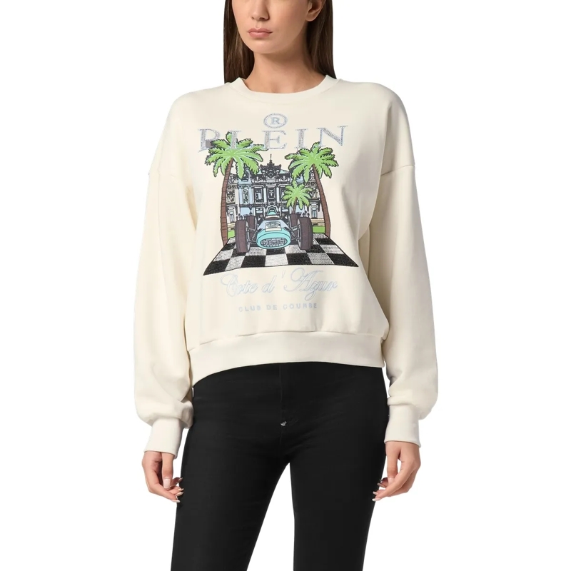 Philipp Plein Top Sweatshirt weiss(Image 3)