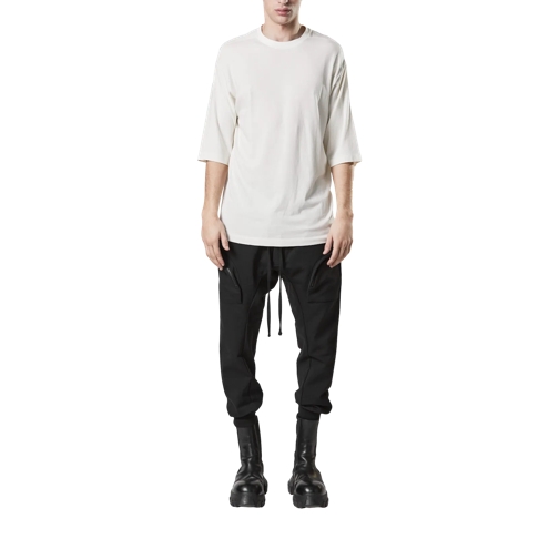 Thom Krom T-Shirt mit Rundhalsausschnitt cream cream Camicie