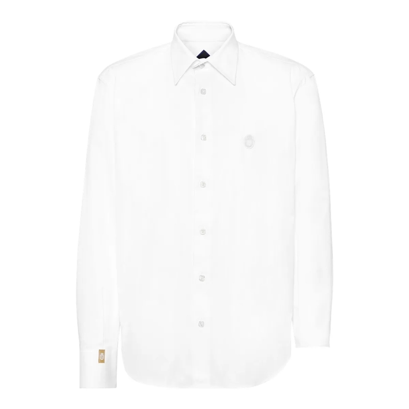 BILLIONAIRE Hemd Hemd Slim Fit weiss