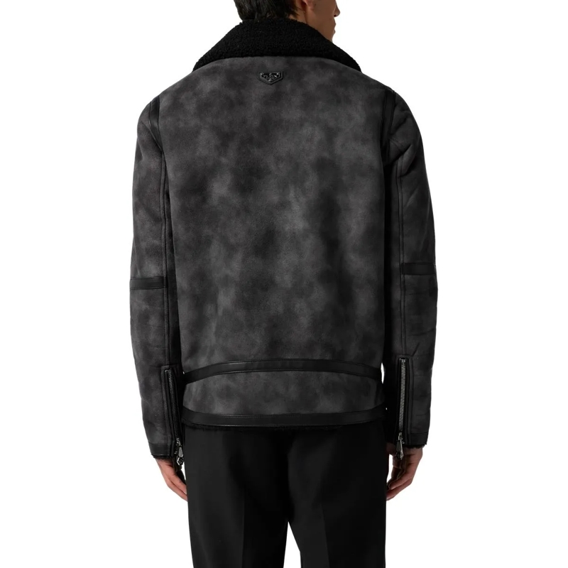 Philipp Plein Übergangsjacke Jacke schwarz(Image 4)