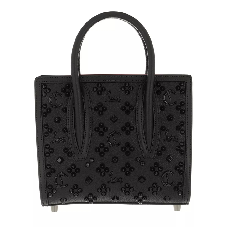 Christian Louboutin Paloma Mini Black Red Tote