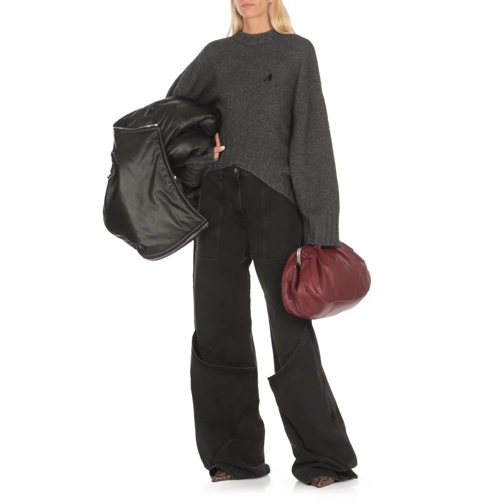 The Attico Wool Sweater Black Pullover