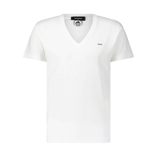 Dsquared2 T-Shirt mit V-Ausschnitt 48104573305178 Weiß 