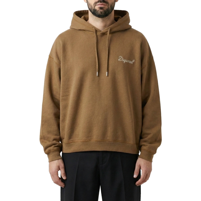 Dsquared2  Hoodie mit Logo-Stickerei braun(Image 2)