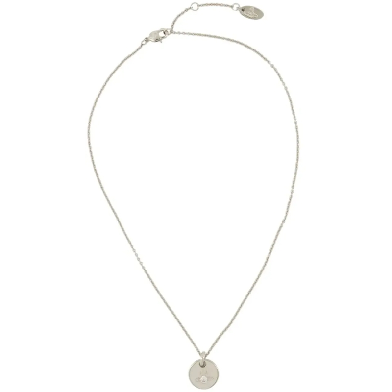 Vivienne Westwood Collier moyen Lewis Pendant Platinum White weiß