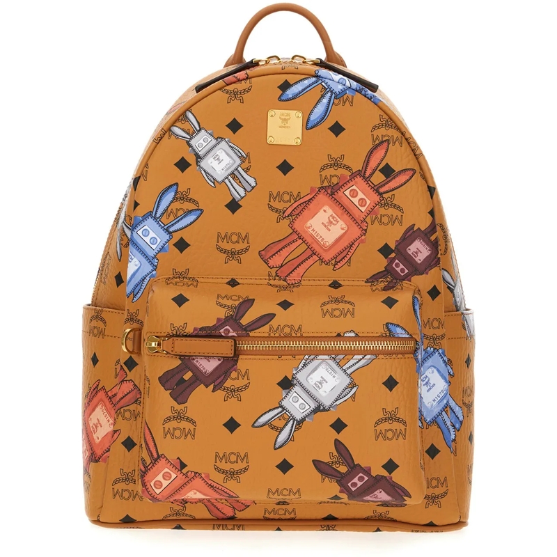 MCM Rucksack Mcm Printed synthetic leather Stark backpack mehrfarbig