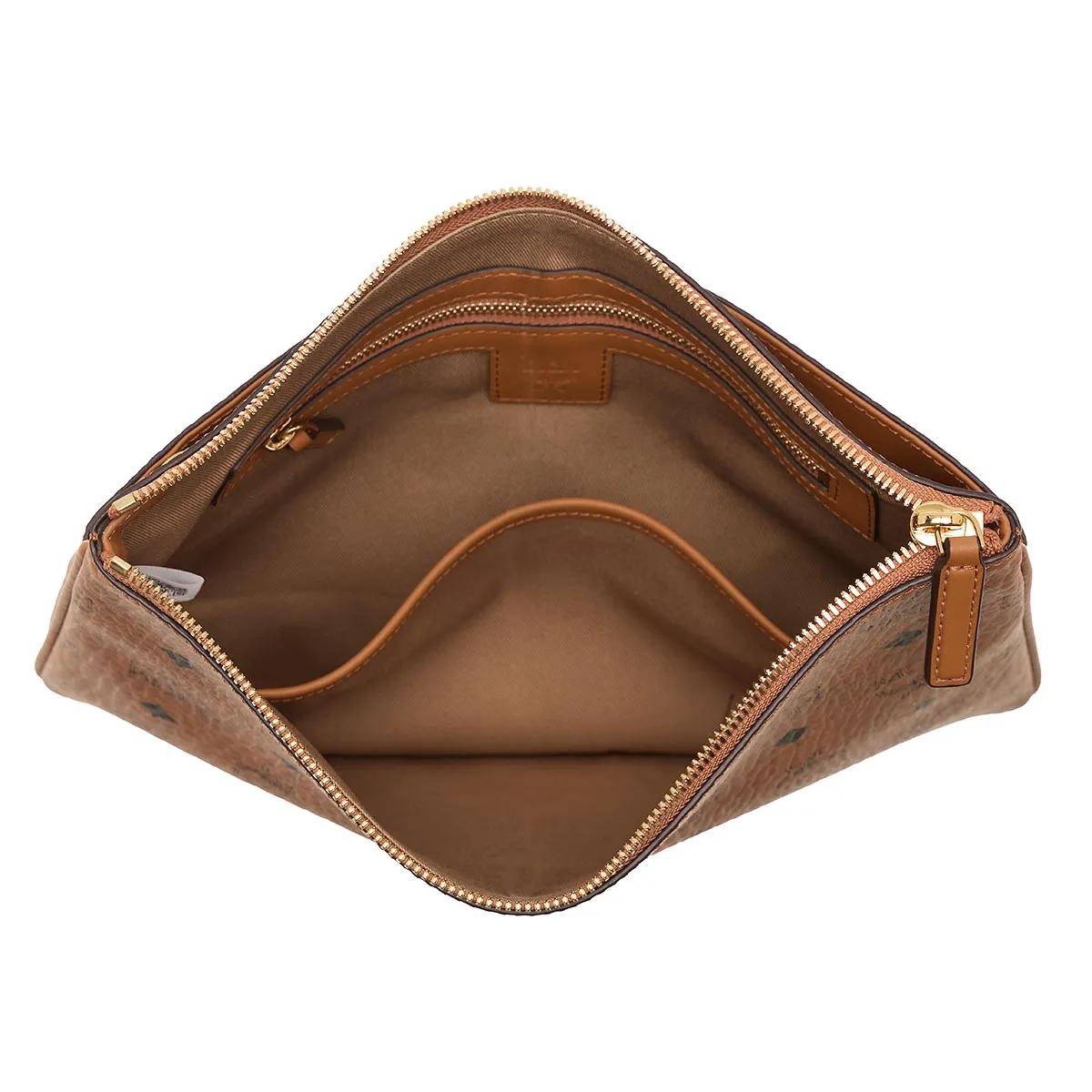 Thumbnail - MCM Pochettes - Aren Flat Pouch - Gr. unisize - in Cognacbraun - für Damen