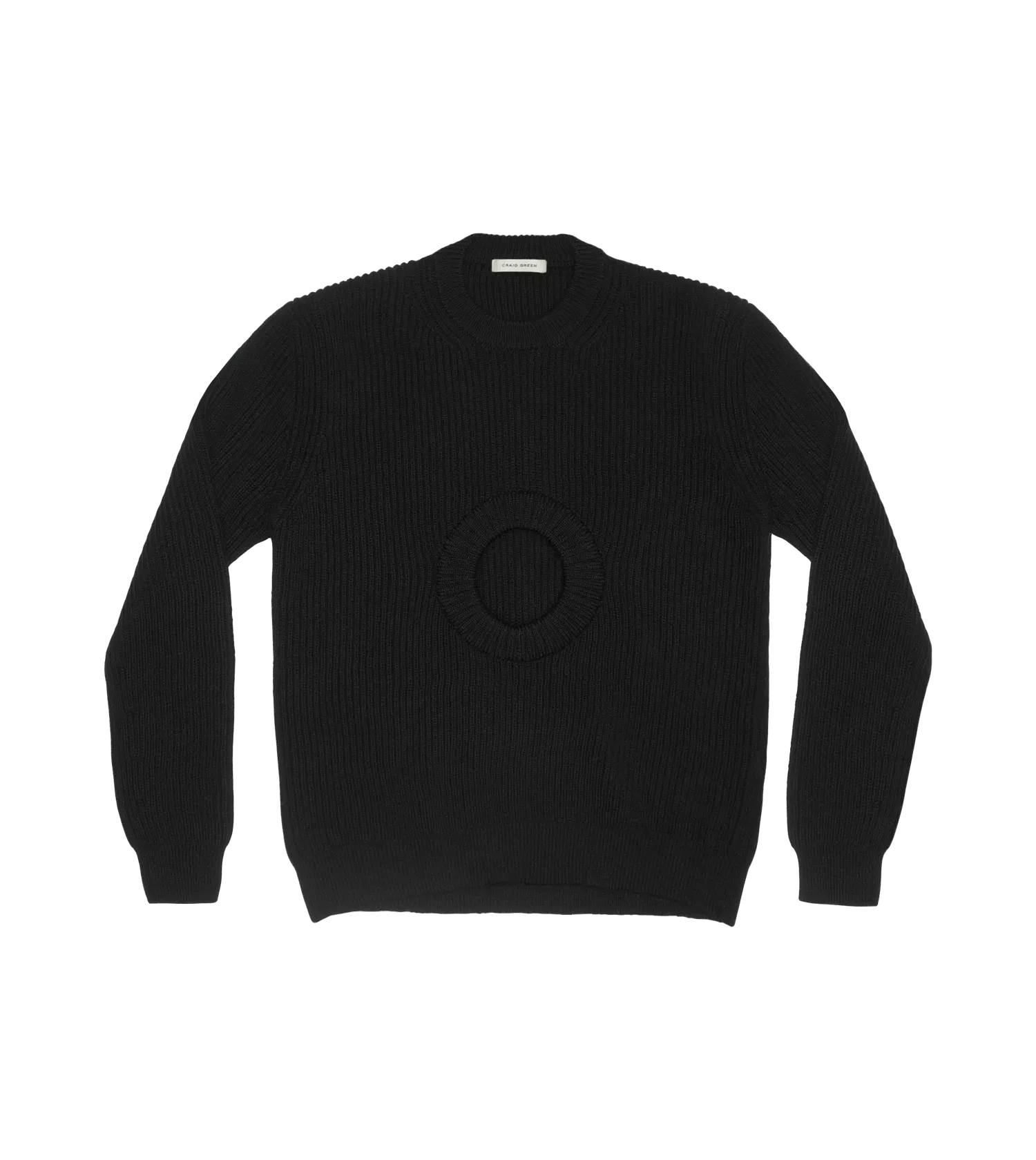 Craig Green - Pullover mit Loch - Größe L - black