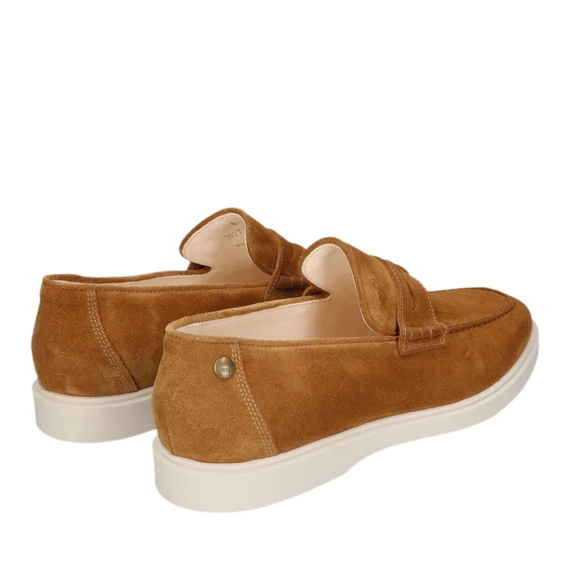 Heinrich Dinkelacker Mocassin Loafer Genua Plain Loafer V mittel-braun(Image 3)