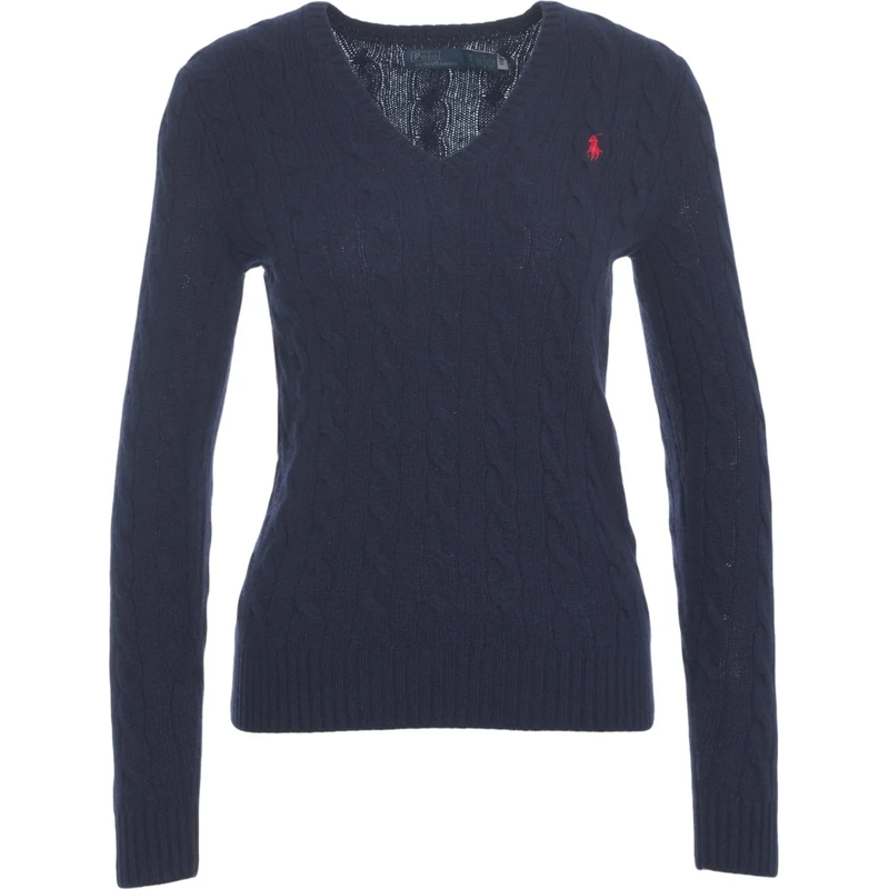 Ralph Lauren  Knit sweater with V-neck blau