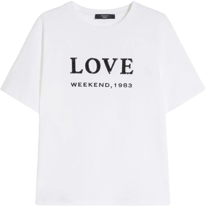 Max Mara T-Shirt Max Mara Weekend Wkdagile T-shirts Ecru 2615971061 weiß