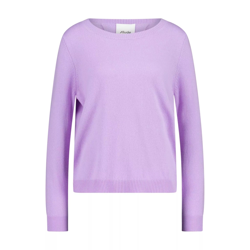 Allude  Pullover aus Woll-Kaschmir-Mix 47702374646106 Lila