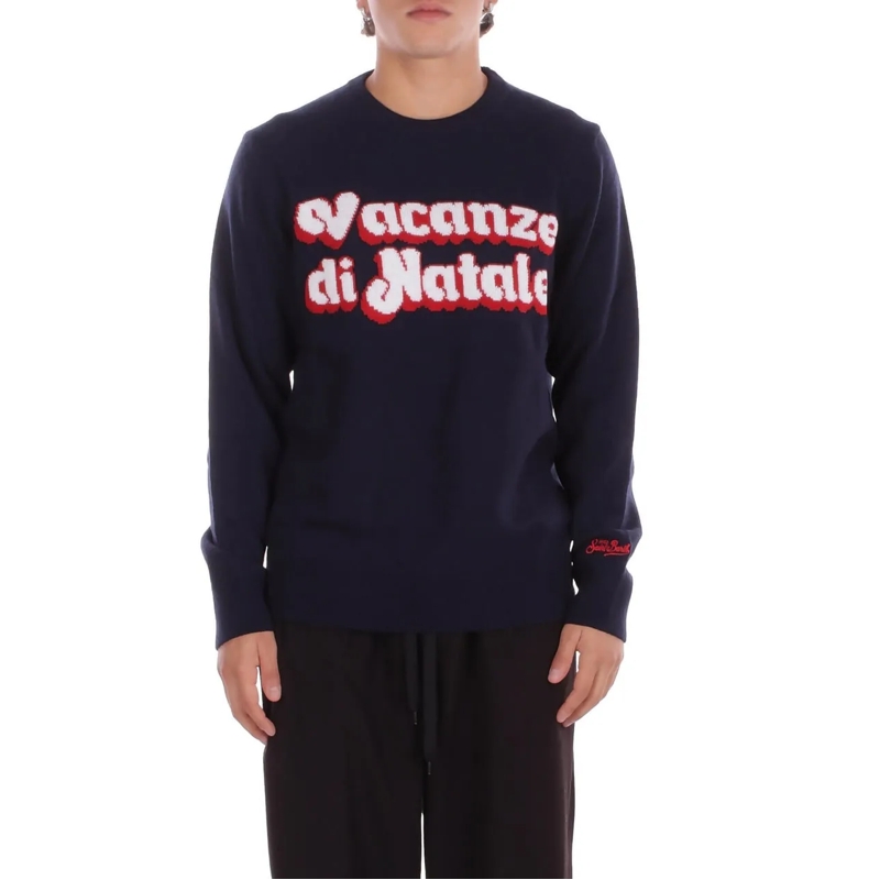 Mc2 Saint Barth Pullover Sweaters Blue blau
