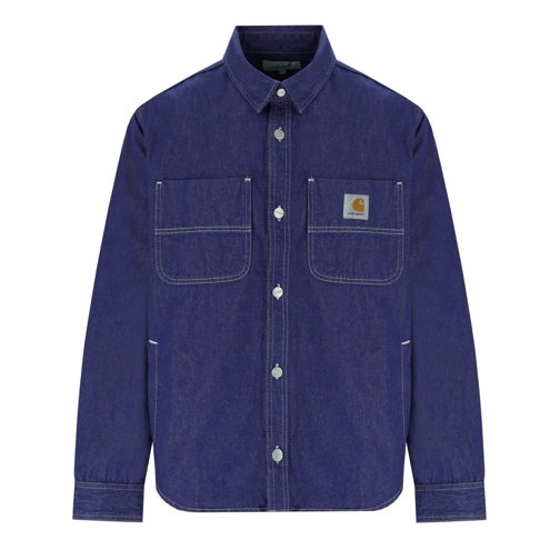 Carhartt Wip Hemden CARHARTT WIP GLENN AURA DENIM OVERSHIRT blau