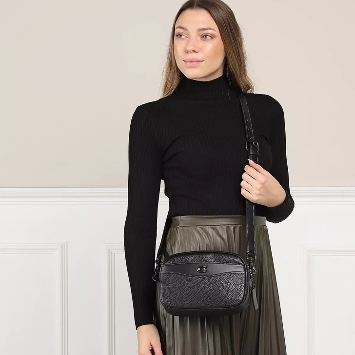 Coach crossbody pouch in cheap pebble leather