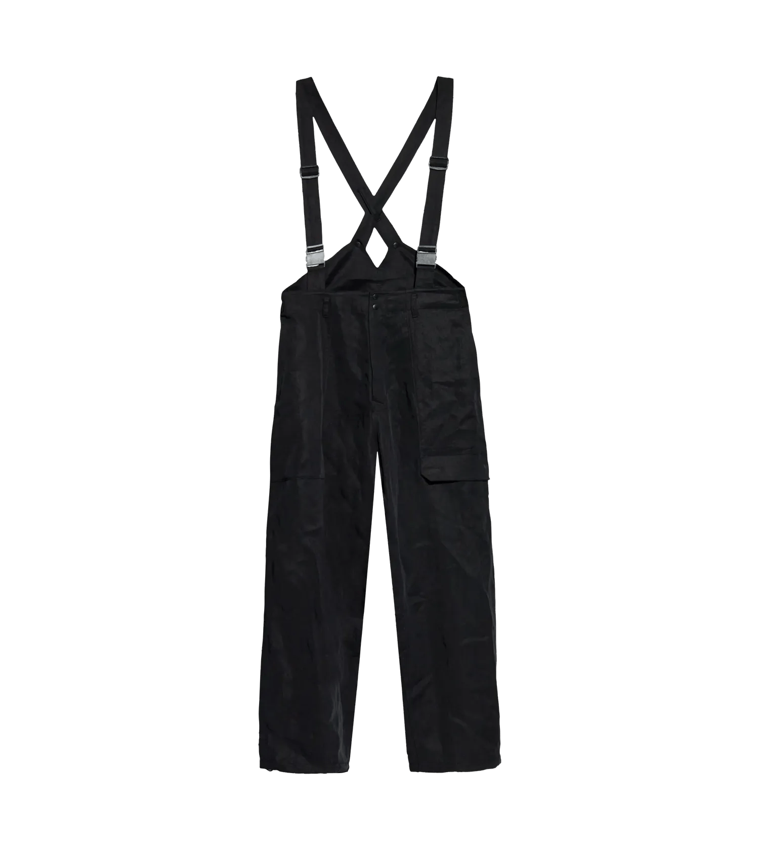 Y-3 - Hose mit Hosenträgern - Größe L - schwarz