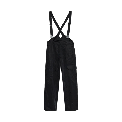 Y-3 Pantalons Hose mit Hosenträgern black black