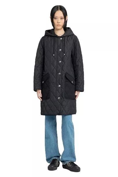 Burberry diamond quilted store thermoregulated hooded coat