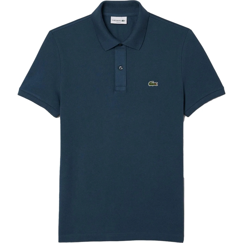 Lacoste Polohemd Slim Fit Pique Polohemd Blauw blau