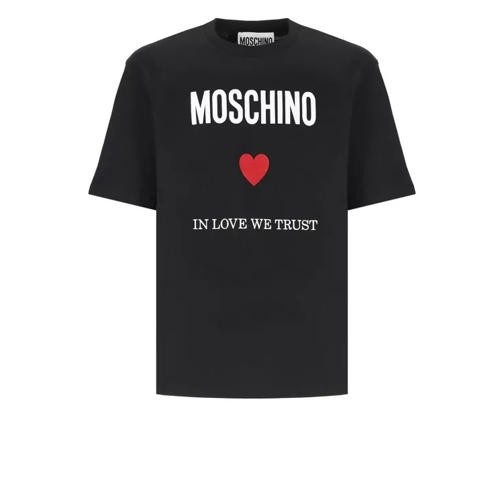 Moschino T-Shirt With Logo Black 