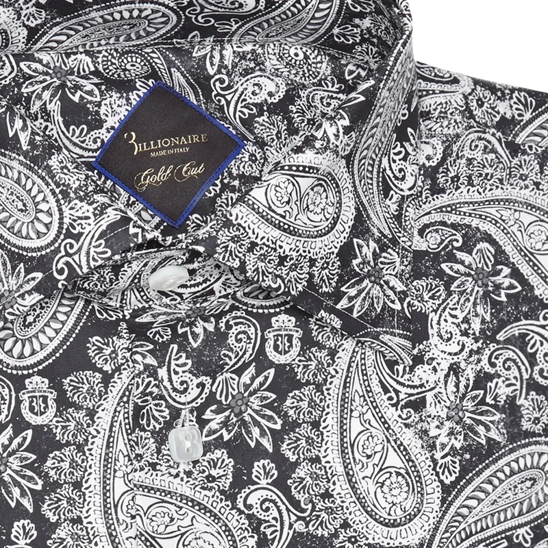 BILLIONAIRE Hemd Hemd Paisley schwarz(Image 5)