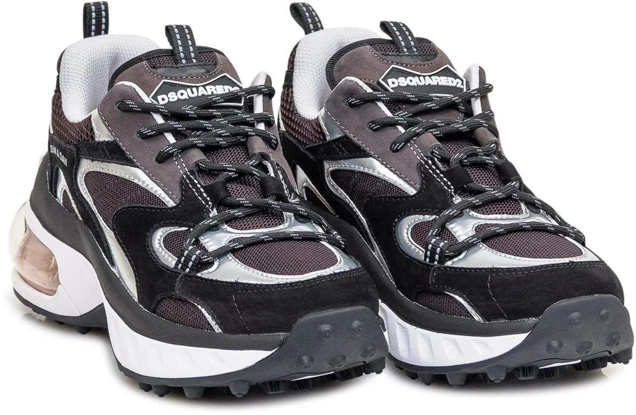 Thumbnail - Dsquared2 Low-Top Sneaker - Dames Bubble Sneaker Zwart/Wit - Gr. 37 (EU) - in Schwarz - für Damen