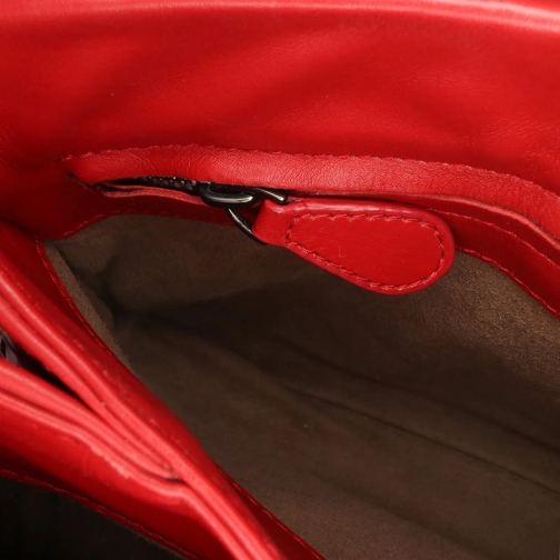 Bottega Veneta Fourre-tout 2012-2024 Mini Nappa Intrecciato Roma Satchel rot (Image 2)