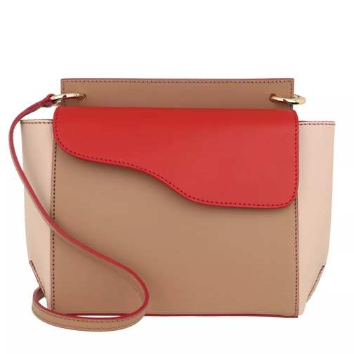 ATP Atelier Aulla Shoulder Bag Almond/Tomato Red/Dusty Pink Crossbody Bag