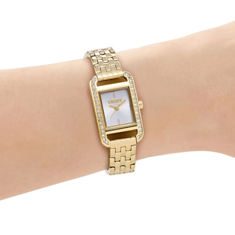 DKNY Quarzuhr Quarzuhr Signature Square Watch gold(Image 5)