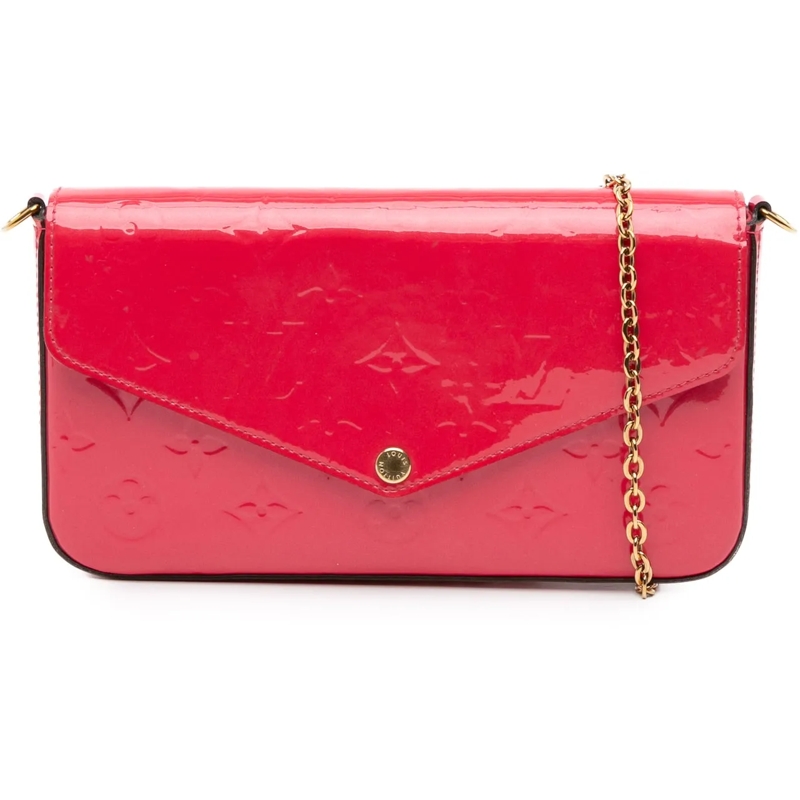 Louis Vuitton Schultertasche Monogram Vernis Pochette Felicie rot