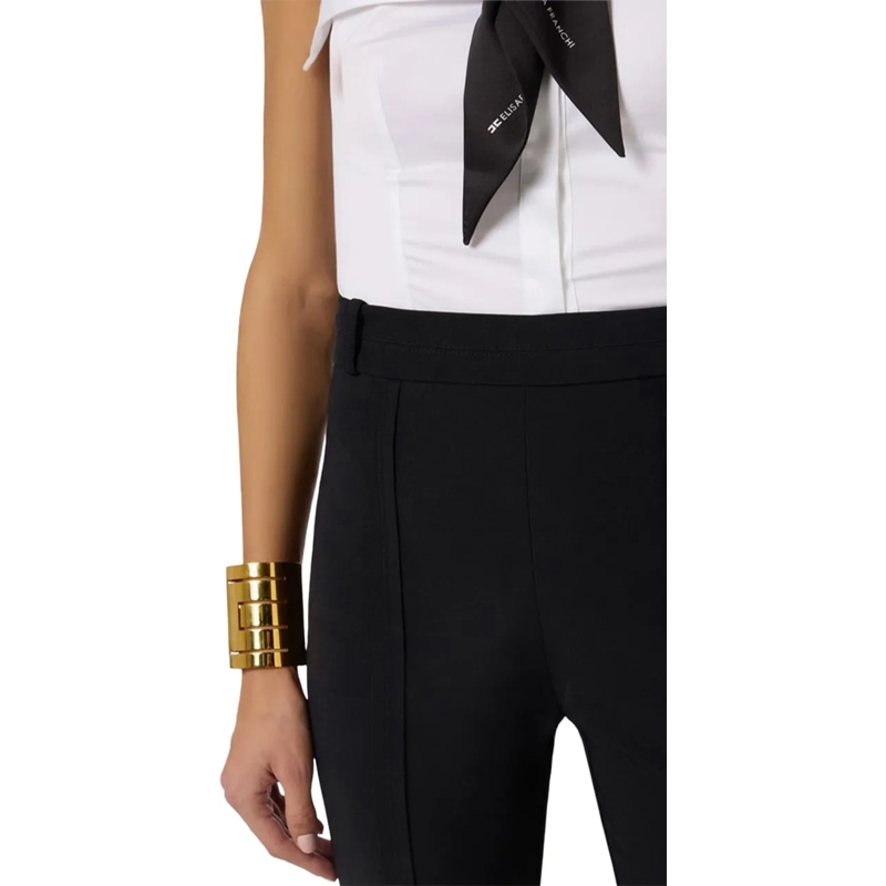 Elisabetta Franchi Hose Trousers Black schwarz(Image 5)