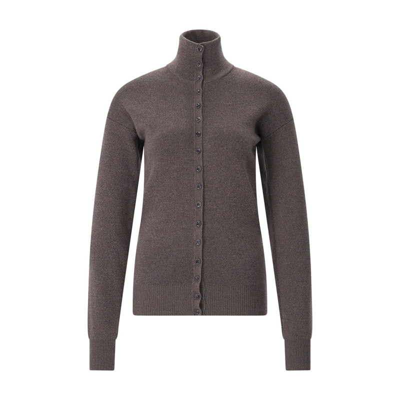 Lemaire Strickjacke Strickjacke aus Wolle braun