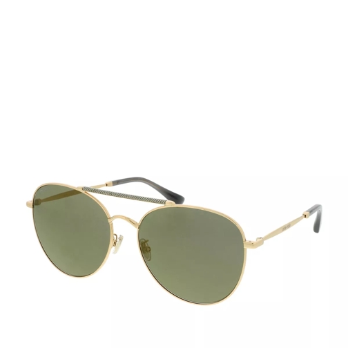 Jimmy Choo ABBIE/G/S Gold Glitter Grey Sunglasses