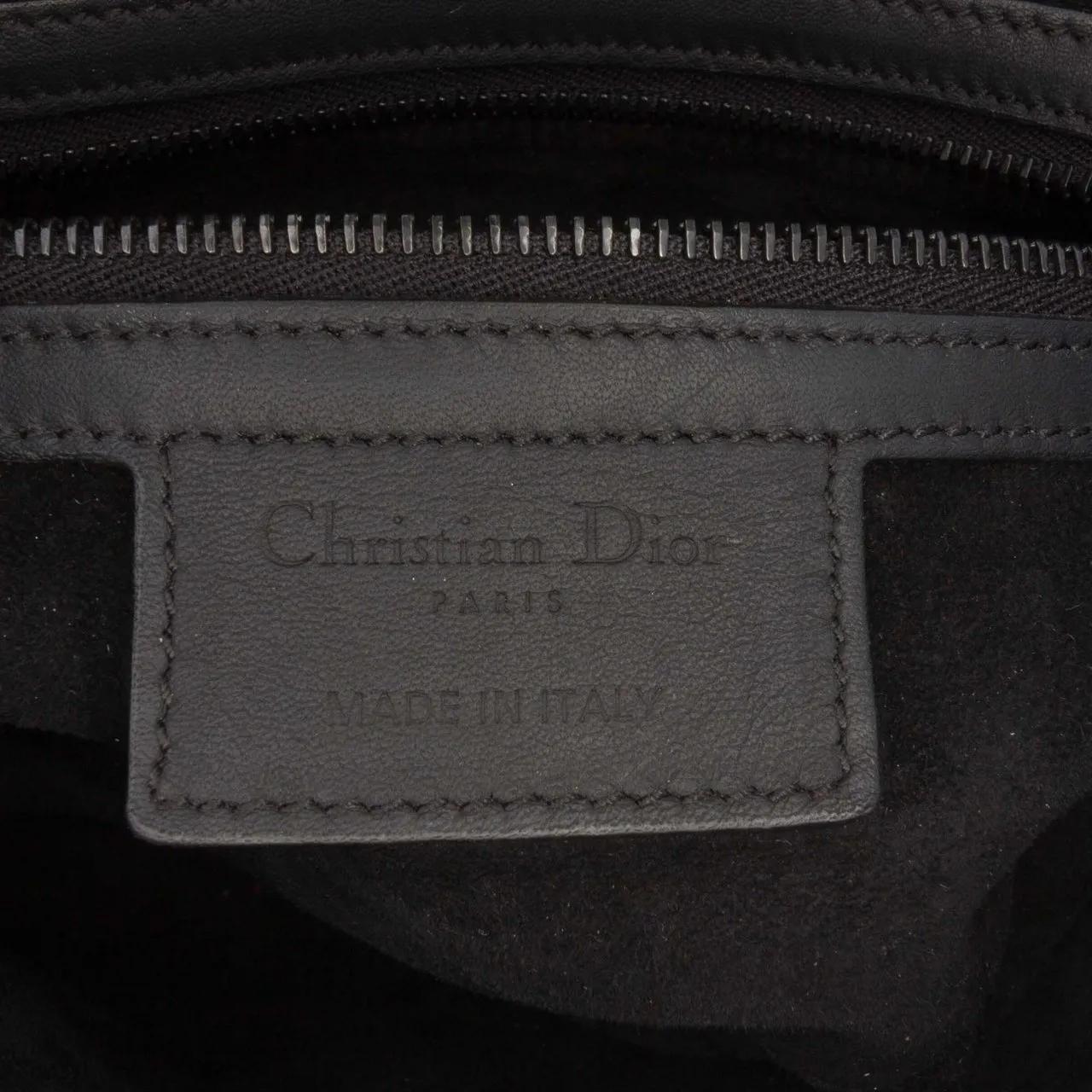 Thumbnail - Christian Dior Hobo Bags - Ultra Matte Calfskin Saddle Bag - Gr. unisize - in Schwarz - für Damen