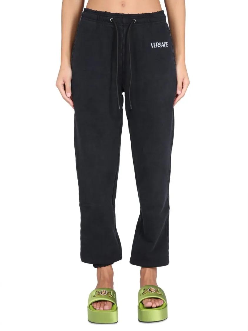 Thumbnail - Versace - Jogging Pants With Logo - Größe 38 - schwarz