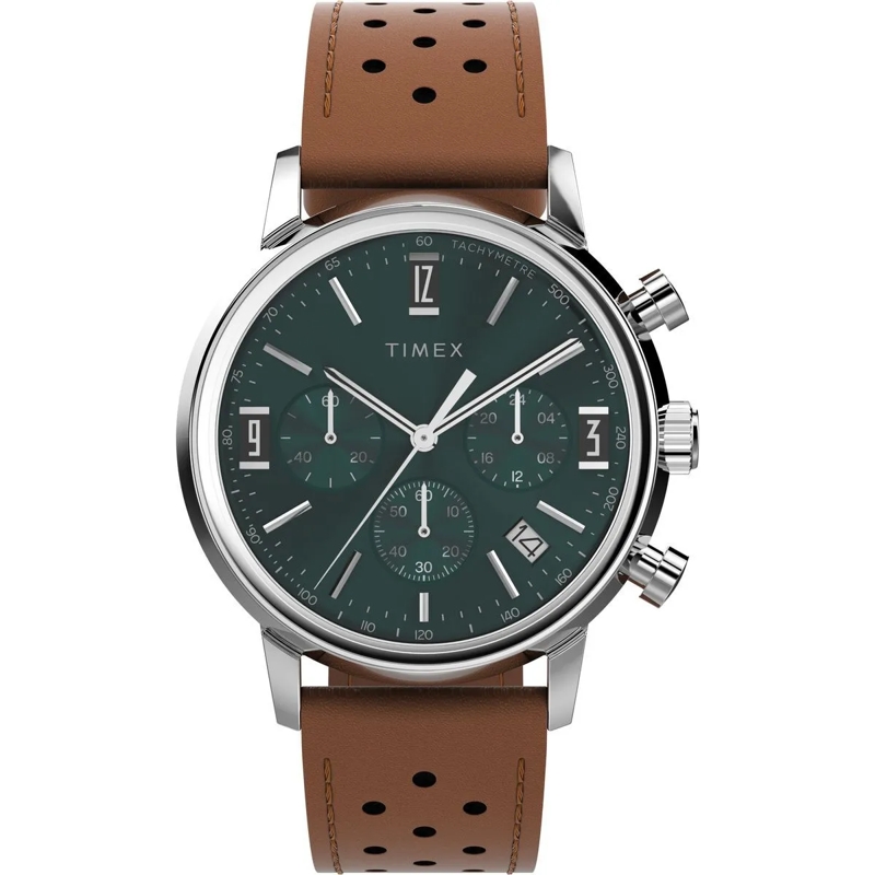 Timex Automatikuhr Quarz Chronograph Uhr Marlin¬Æ braun