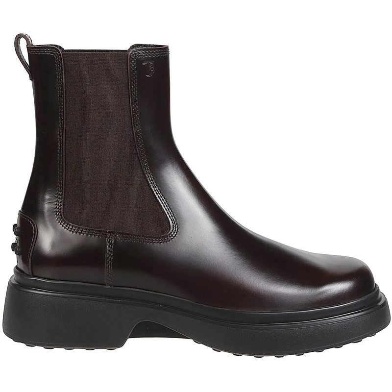 Tod's Stiefel Chelsea Ankle Boots Red rot