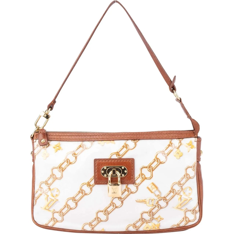 Louis Vuitton Schultertasche Louis Vuitton Signature Charms Monogram Pochette A mehrfarbig