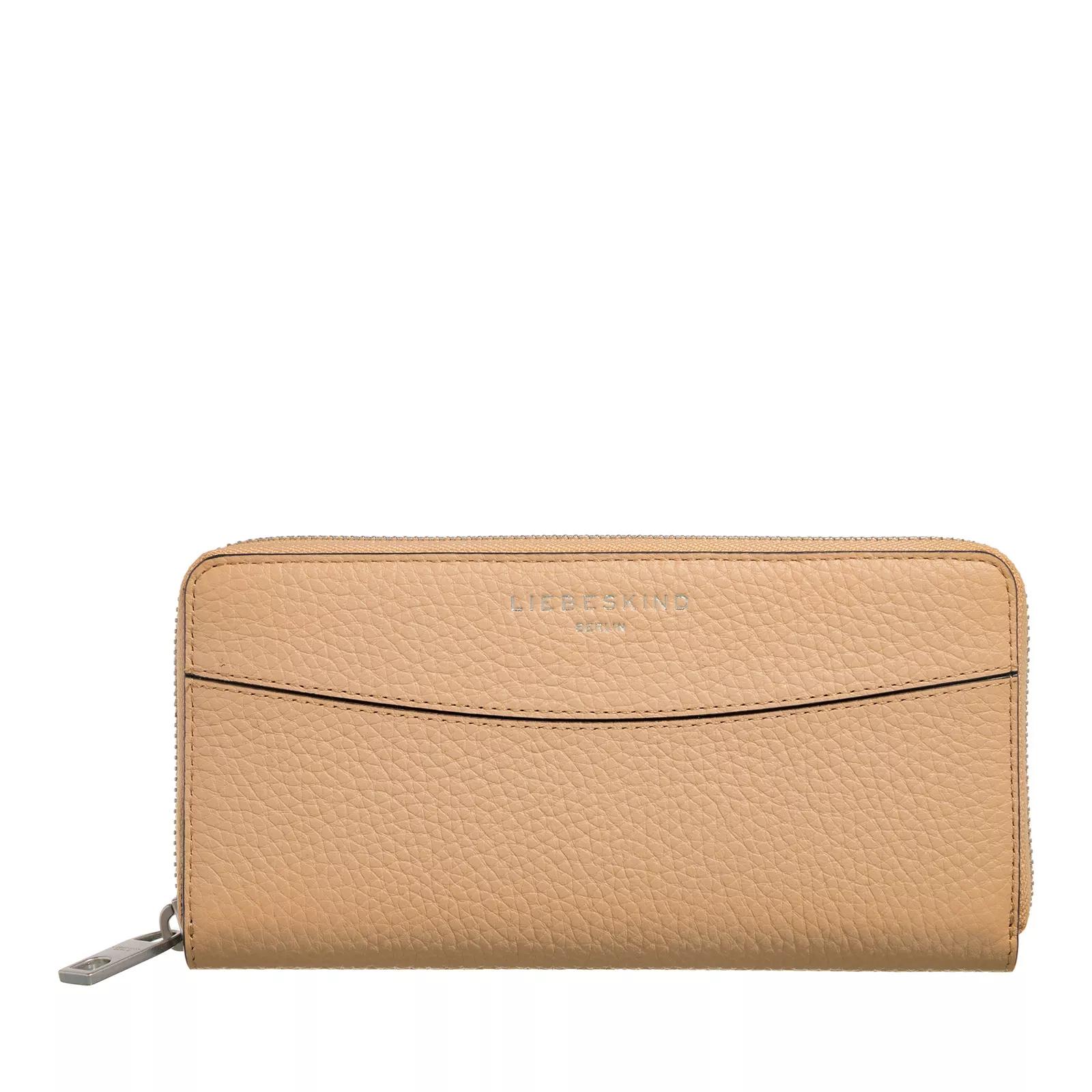 Liebeskind Berlin Portemonnaie - Alessa 3 Pebble Gigi - Gr. unisize - in Beige - für Damen