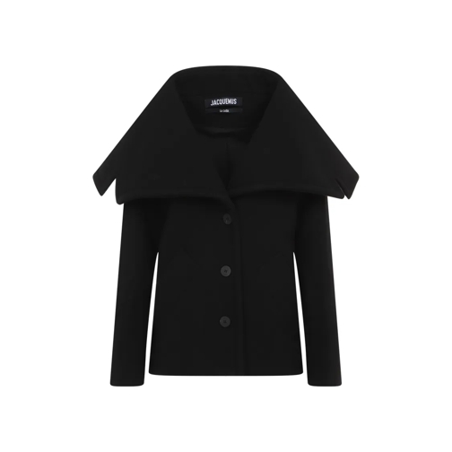 Jacquemus Le Caban Caruso Coat Black 